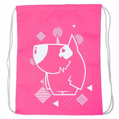 Реальное фото Рюкзак-мешок SM-226 Dog розовый SM-226 от магазина СпортСЕ