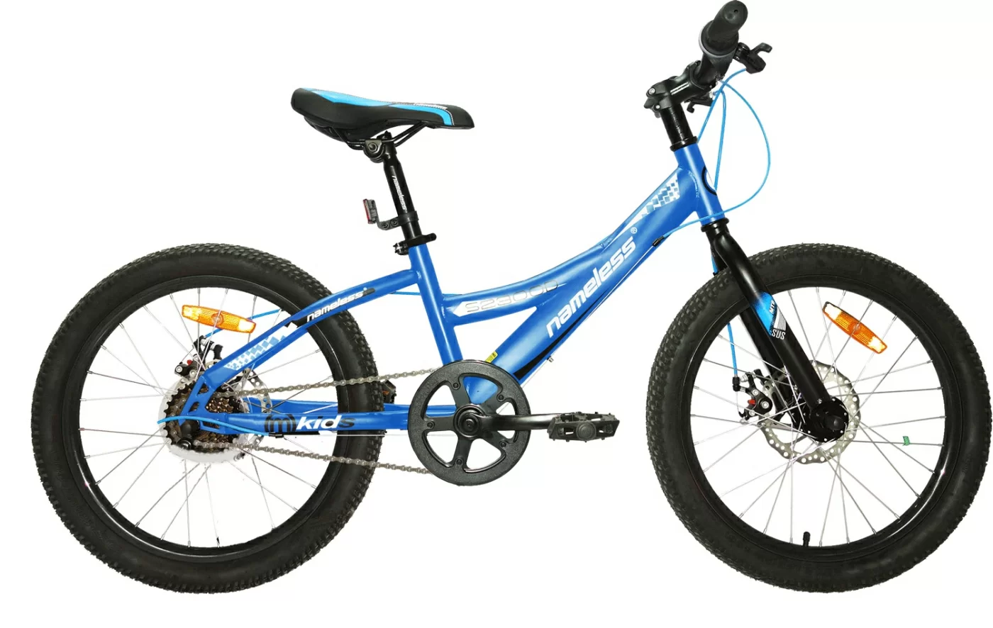 Реальное фото Велосипед 20" Nameless S2300D, синий/белый, 11" (2021) от магазина СпортСЕ