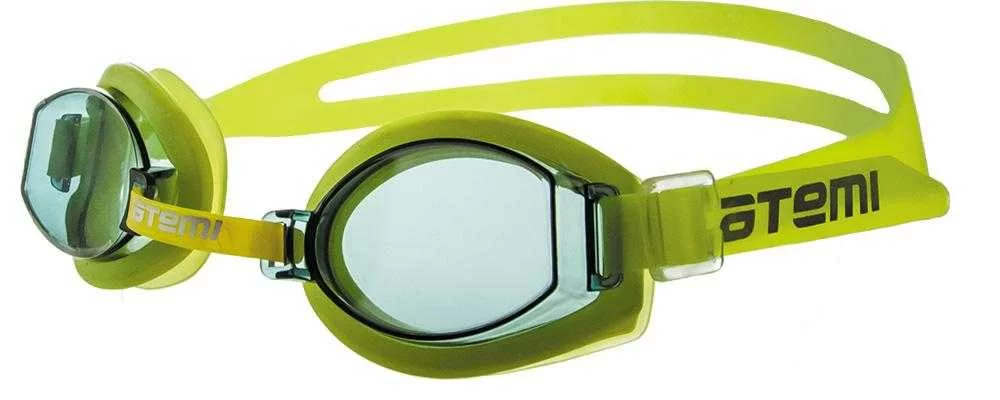 Реальное фото Очки для плавания Atemi S201 детские PVC/силикон желтые от магазина СпортСЕ