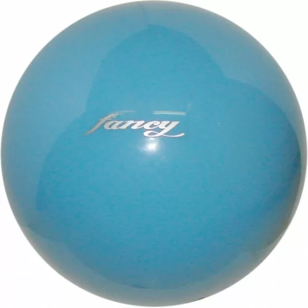 Реальное фото Мяч для художественной гимнастики 18 см 400 г l.blue HKGB306 от магазина СпортСЕ