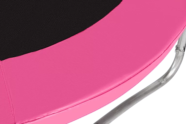 Реальное фото Детский каркасный батут Hasttings Classic Pink (1,82 м) с сеткой от магазина СпортСЕ