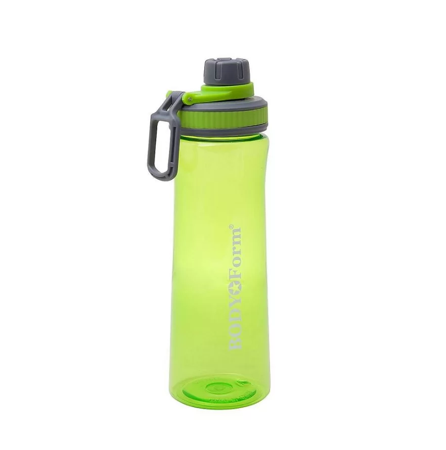 Реальное фото Бутылка для воды Body Form зеленый BF-SWB11-650 от магазина СпортСЕ