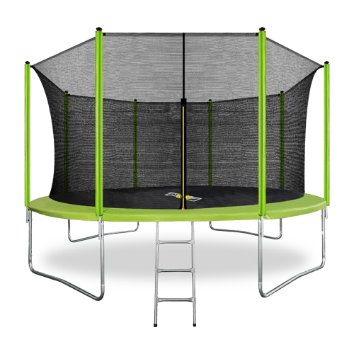 Реальное фото ARLAND Батут 14FT с внутренней страховочной сеткой и лестницей (Light green) (СВЕТЛО-ЗЕЛЕНЫЙ) от магазина СпортСЕ
