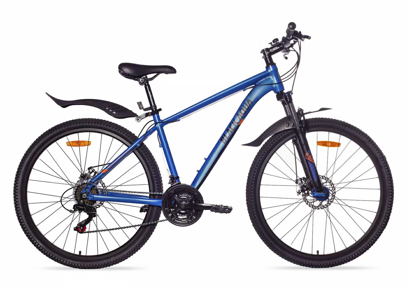 Реальное фото Велосипед Black Aqua Cross 2782 D matt 27.5" синий GL-402D от магазина СпортСЕ