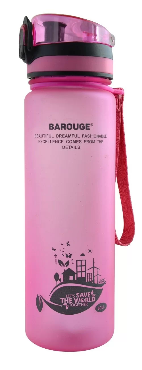 Реальное фото Бутылка для воды Barouge Active Life BP-915(600) красная от магазина СпортСЕ