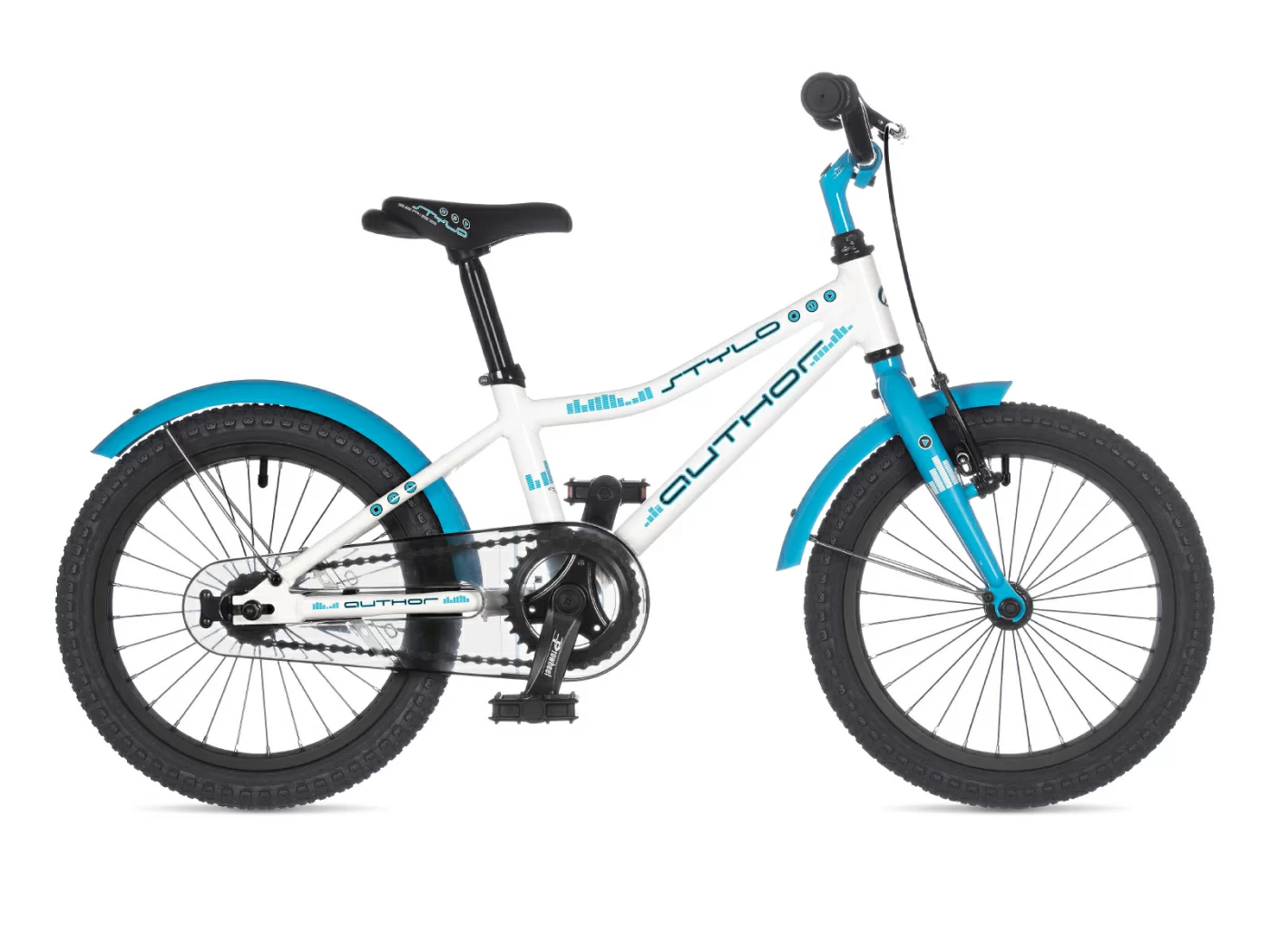 Реальное фото Велосипед детский AUTHOR Stylo 2021 Бело-голубой от магазина СпортСЕ