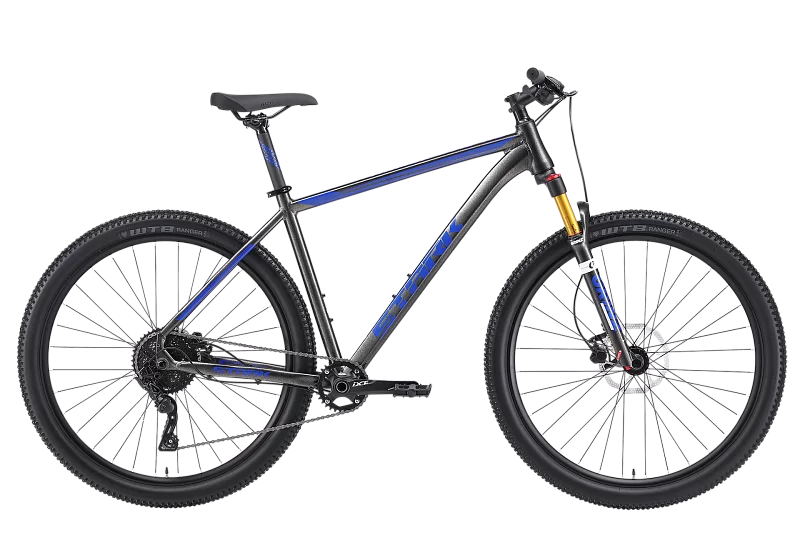Реальное фото Велосипед Stark Armer 29.5 HD(2024) антрацитовый матовый/синий от магазина СпортСЕ