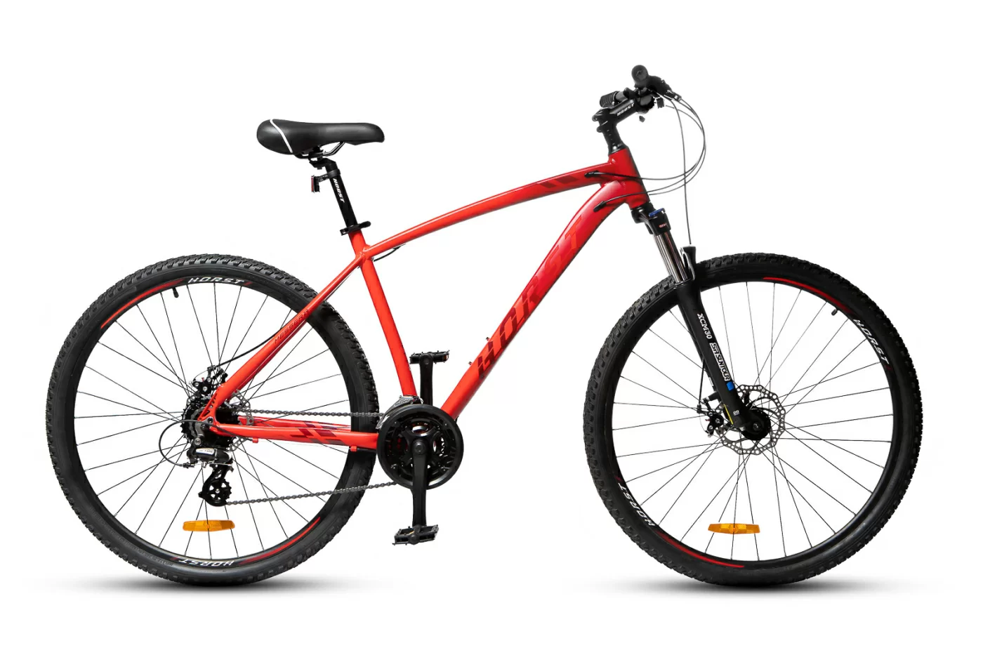 Реальное фото Велосипед HORST Messer 29 2023 Красный от магазина СпортСЕ