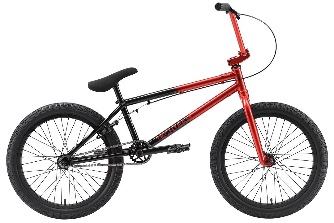Реальное фото Велосипед TechTeam Twen 20" красно-черный от магазина СпортСЕ