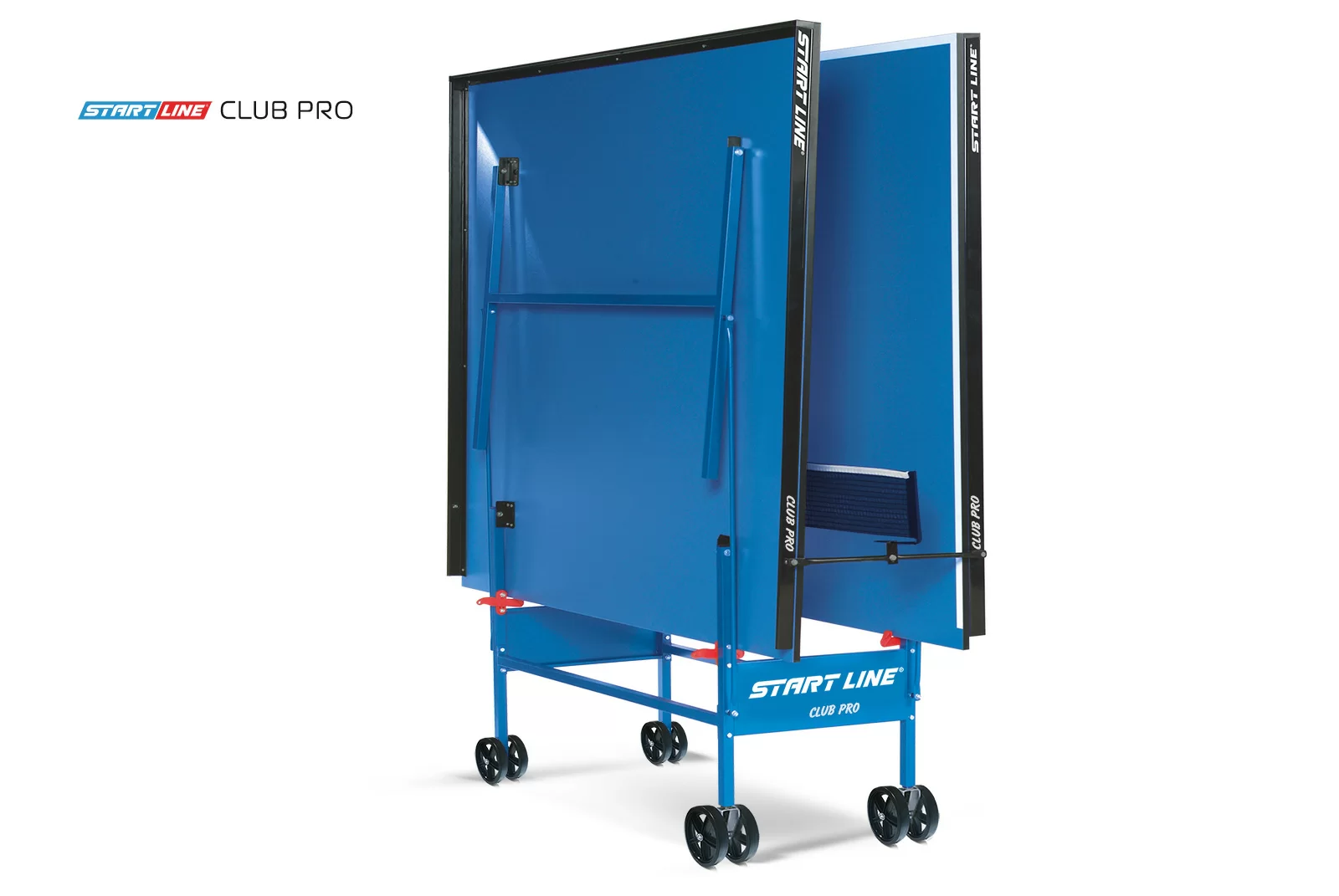 Реальное фото Теннисный стол Start Line Club PRO с сеткой синий 60640 от магазина СпортСЕ