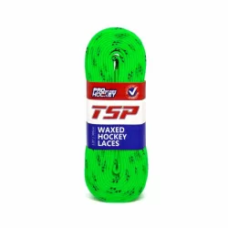 Шнурки хоккейные 305см с пропиткой Well Hockey  Hockey Laces Waxed Lime 0004073