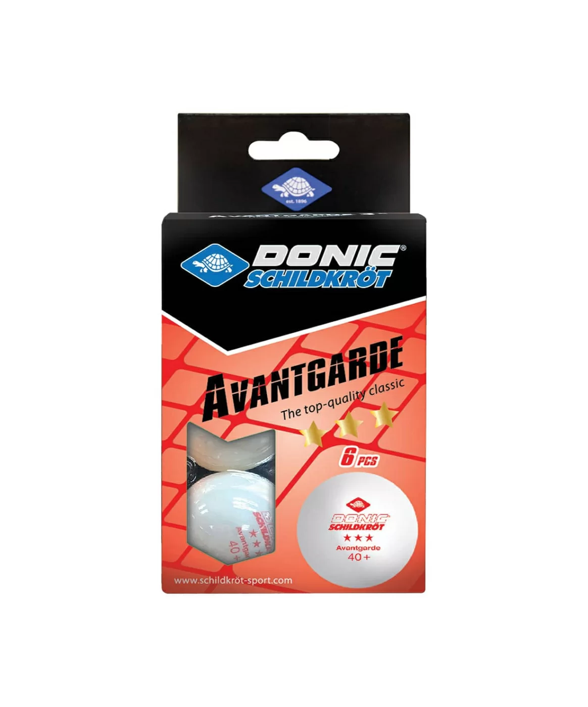 Реальное фото Мяч для настольного тенниса Donic-Schildkröt 3* Avantgarde белый 6шт УТ-00019025 от магазина СпортСЕ
