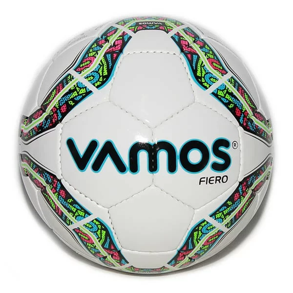 Реальное фото Мяч футбольный Vamos Fiero 32П №4 BV 2561-AFH от магазина СпортСЕ