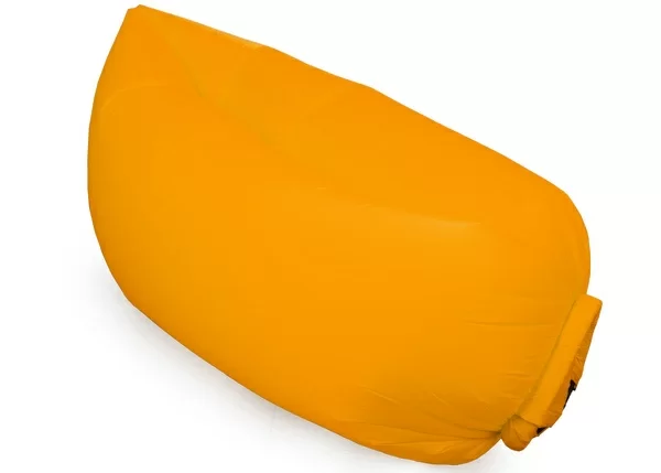 Реальное фото Лежак надувной Greenwood Lazy Bag 250 х 70см оранжевый от магазина СпортСЕ