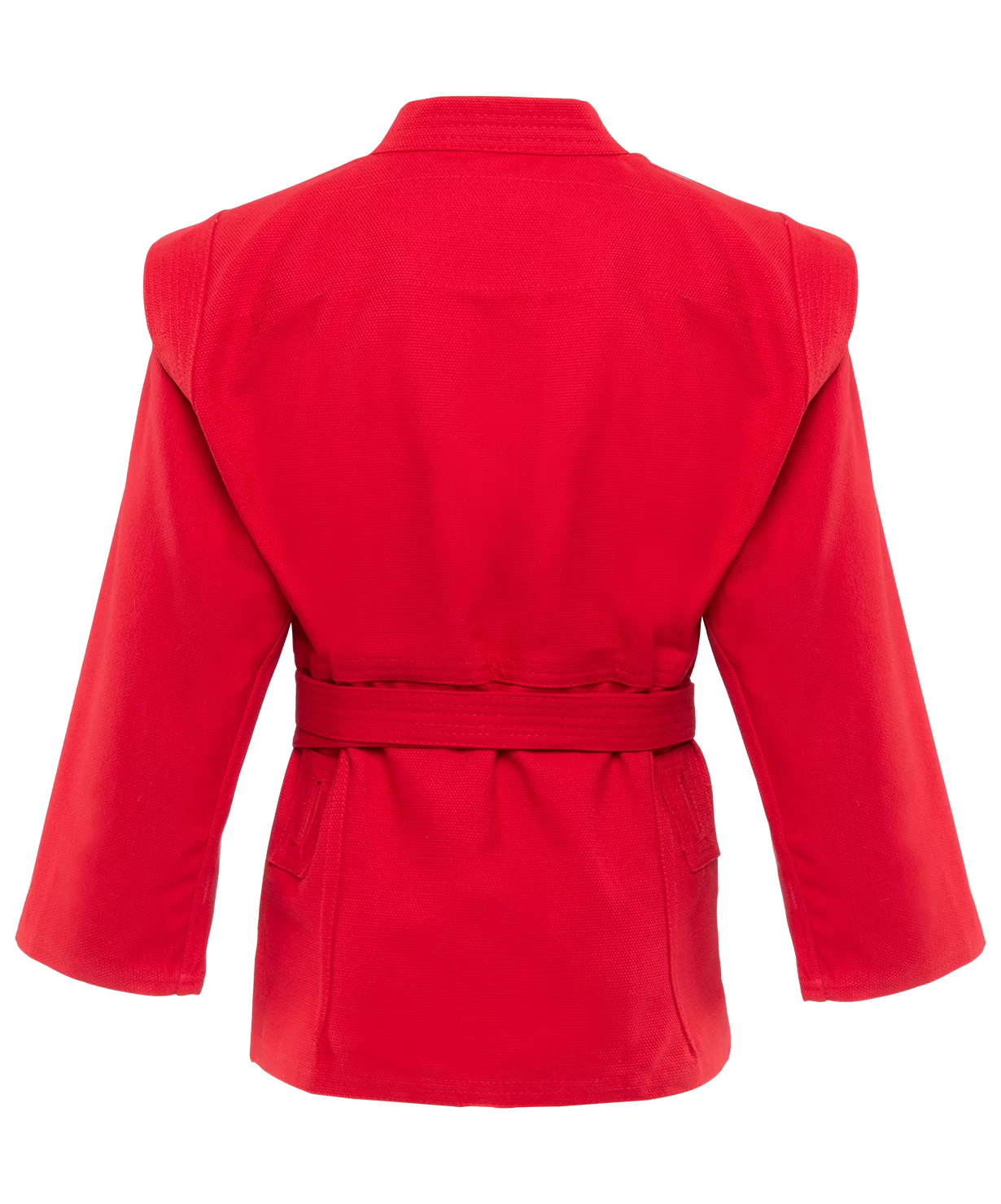 Реальное фото Куртка для самбо JS-302, красная, р.6/190 от магазина СпортСЕ