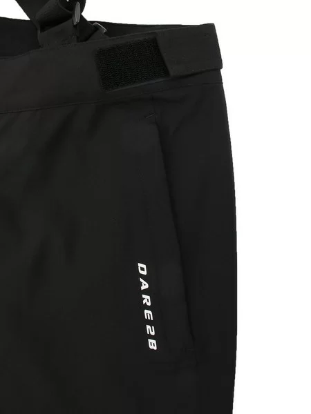Реальное фото Брюки г/лыжные Dare2b Certify Pant с подтяжками  черный DMW354R/800 от магазина СпортСЕ