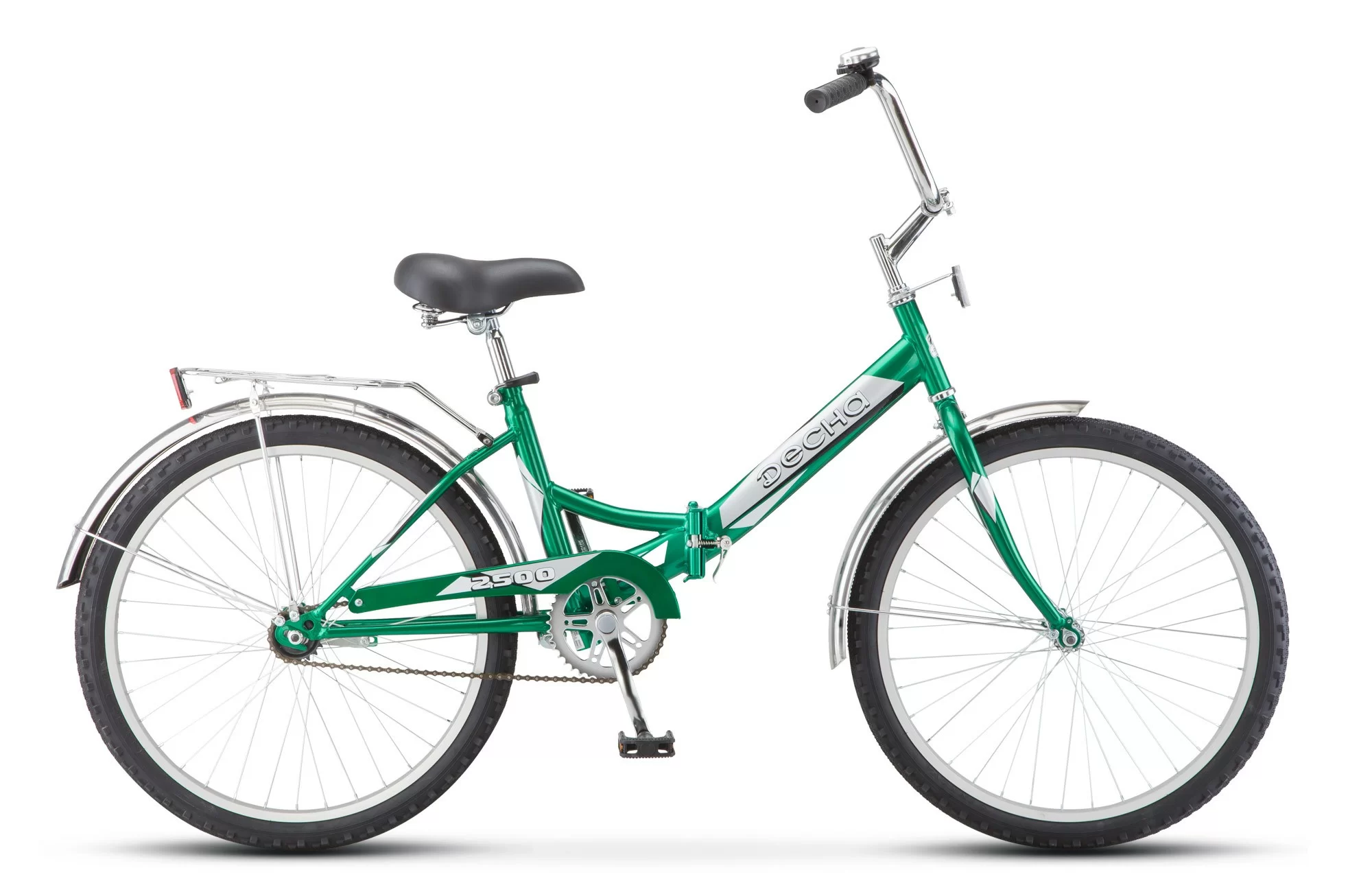 Реальное фото Велосипед Десна-2500 24" (2018) зеленый Z010 от магазина СпортСЕ