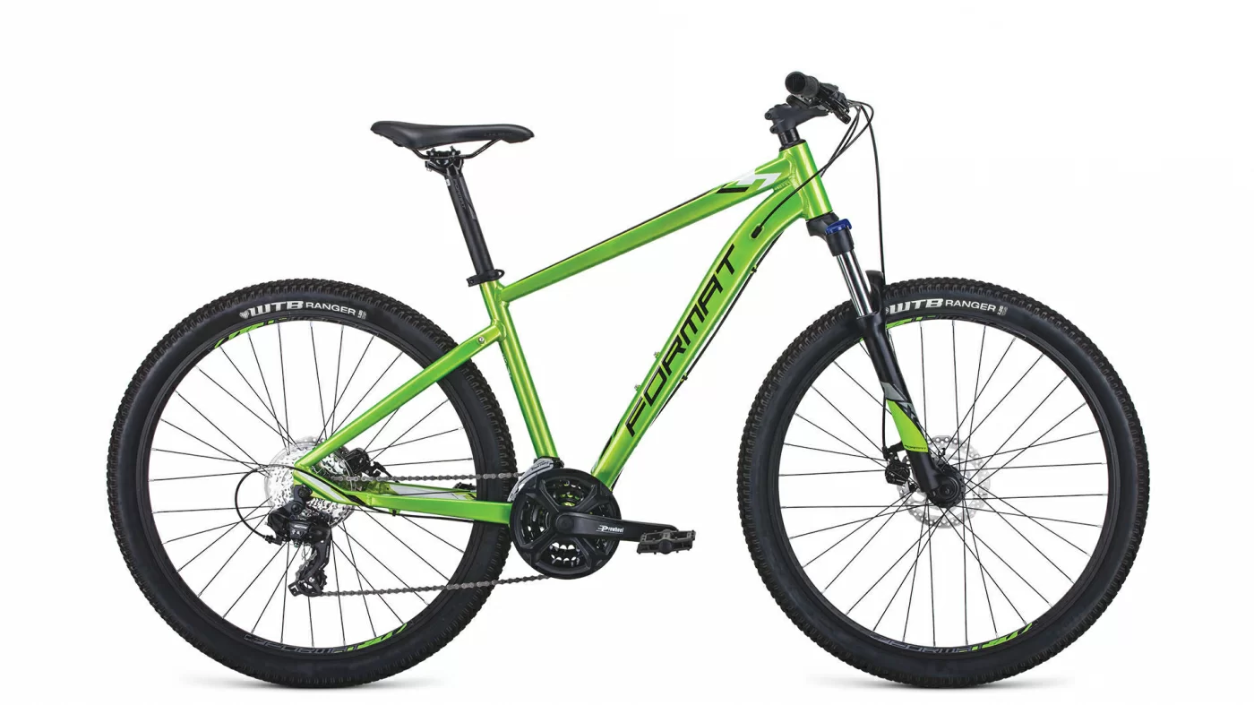Реальное фото Велосипед Format 1415 27,5" (2020-2021) зеленый от магазина СпортСЕ
