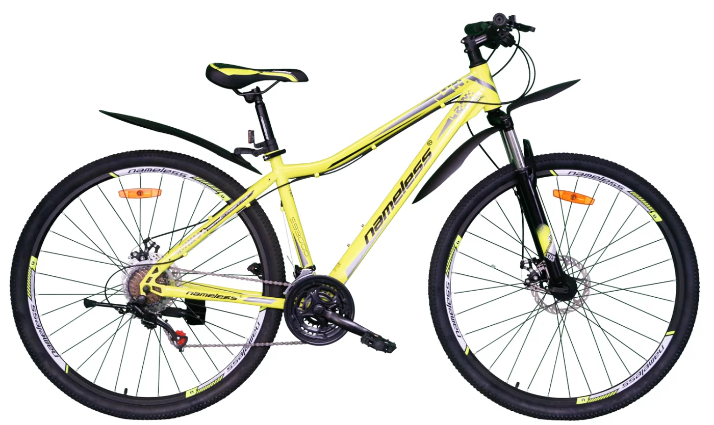 Реальное фото Велосипед 29" Nameless S9300D, желтый/серый, 17" от магазина СпортСЕ