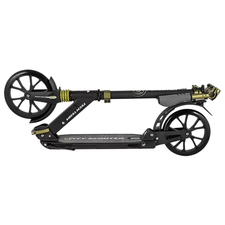 Реальное фото Самокат TechTeam City scooter (2021) black от магазина СпортСЕ