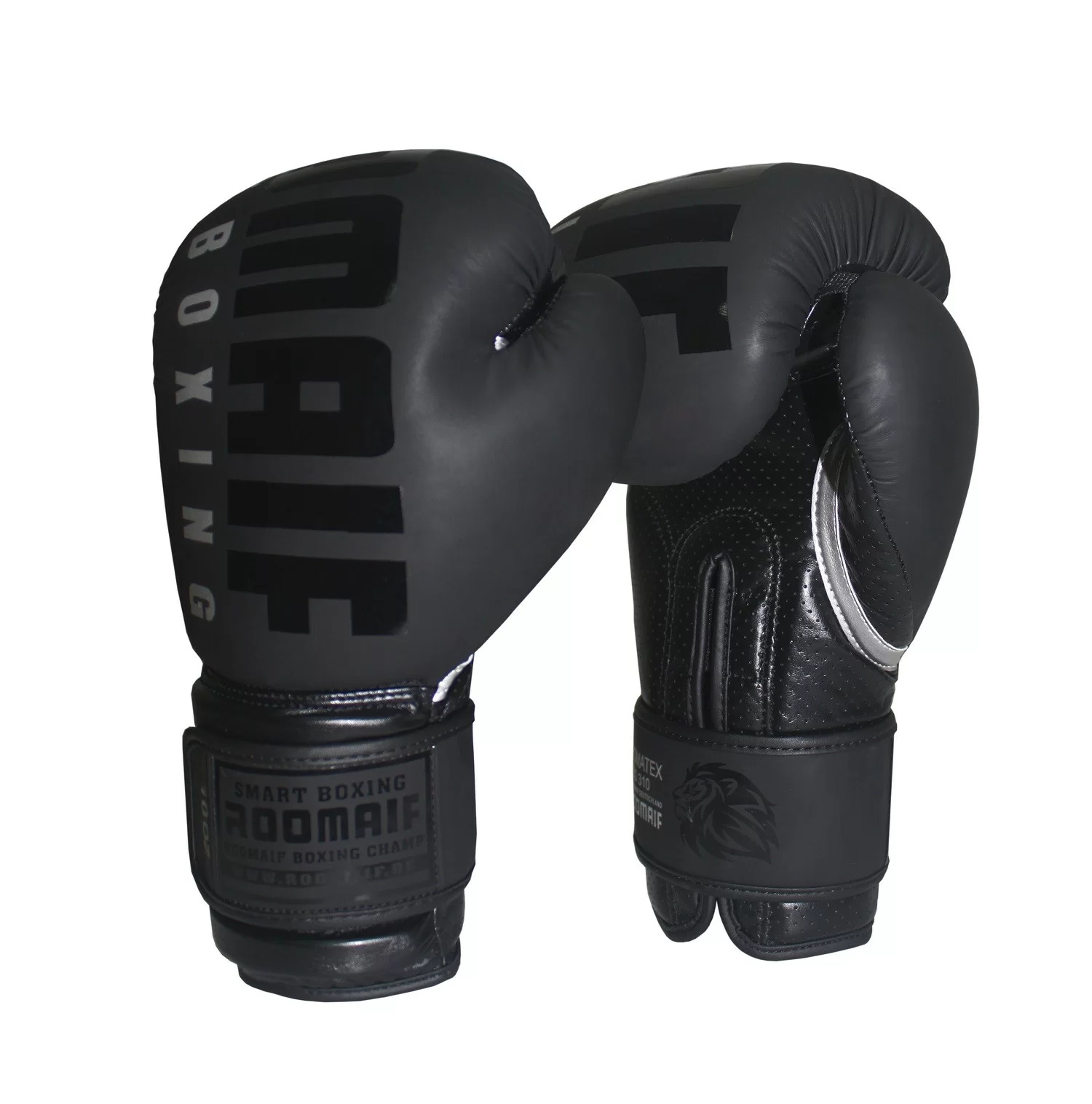Реальное фото Перчатки боксерские Roomaif RBG-310 Dyex black от магазина СпортСЕ
