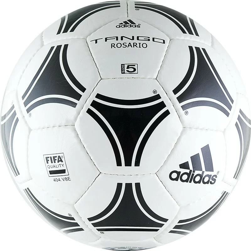 Реальное фото Мяч футбольный Adidas Tango Rosario №5 бело-черный 656927 от магазина СпортСЕ