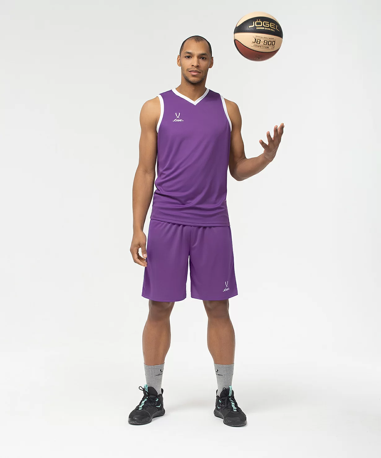 Реальное фото Шорты баскетбольные Camp Basic, фиолетовый от магазина СпортСЕ