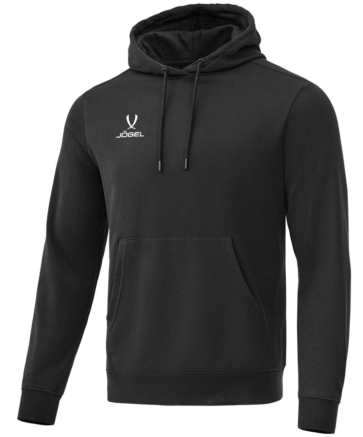 Реальное фото Худи ESSENTIAL Cotton Hoodie, черный от магазина СпортСЕ