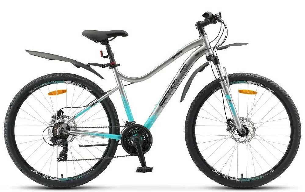 Реальное фото Велосипед Stels Miss-7100 D 27.5" (2020) хром V010 от магазина СпортСЕ