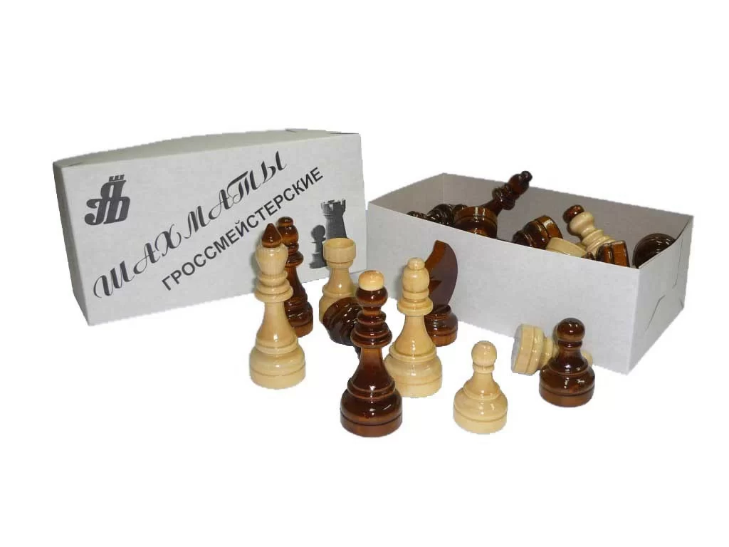 Реальное фото Шахматы гроссмейстерские в картонной упаковке Ш-5 от магазина СпортСЕ
