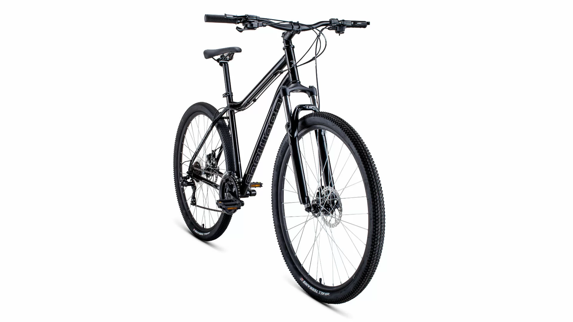 Реальное фото Велосипед Forward Sporting 29 2.2 disc (2021) черный/темно-серый RBKW1M19G004 от магазина СпортСЕ