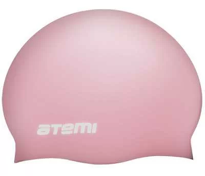 Реальное фото Шапочка для плавания Atemi SC105 силикон роз. от магазина СпортСЕ