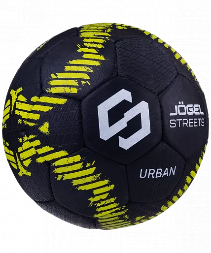 Реальное фото Мяч футбольный Jögel Urban №5 черный (BC22) УТ-00021506 от магазина СпортСЕ