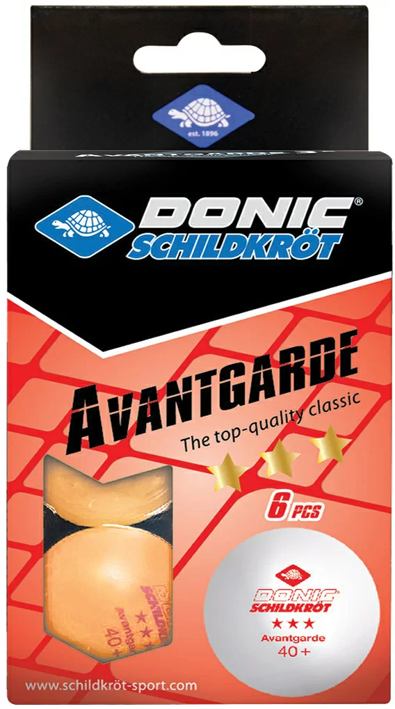 Реальное фото Мяч для настольного тенниса Donic-Schildkröt 3* Avantgarde оранжевый УТ-00019026 от магазина СпортСЕ