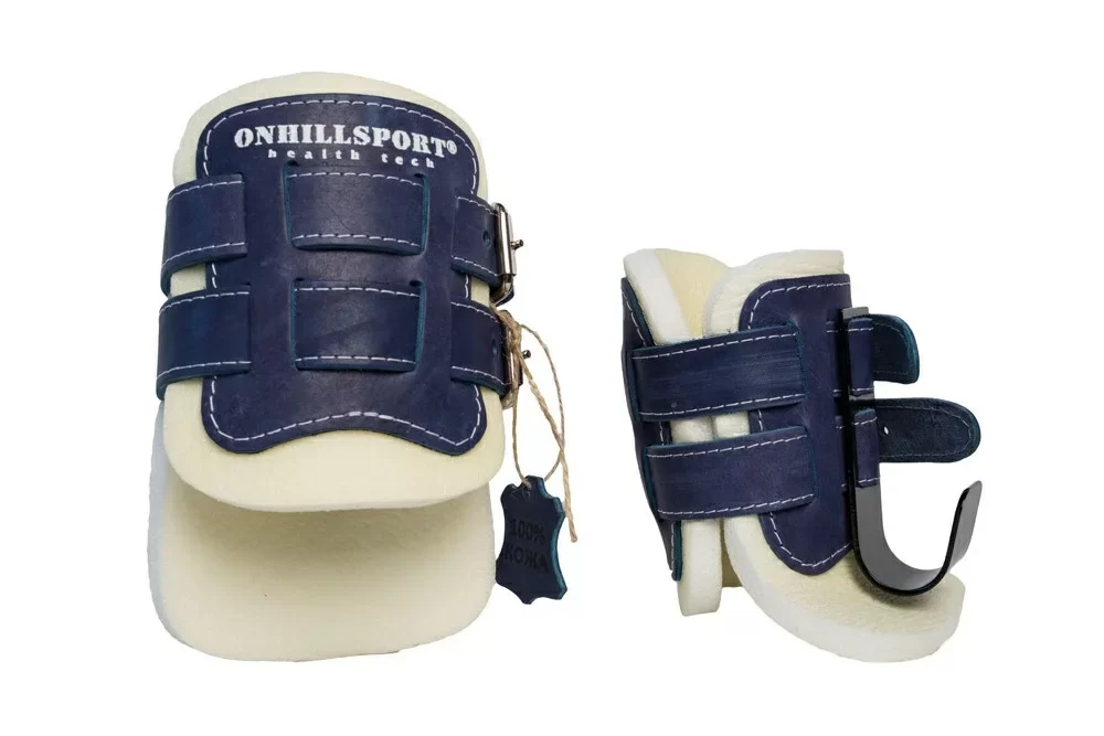 Реальное фото Ботинки гравитационные Onhillsport Plain до 100 кг синий  OS-021 от магазина СпортСЕ