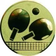 Реальное фото Вставка для медалей D1 A46/G 25 мм настольный теннис от магазина СпортСЕ
