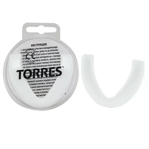 Реальное фото Капа Torres термопластичная белый PRL1021WT от магазина СпортСЕ