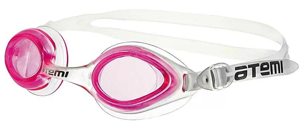 Реальное фото Очки для плавания Atemi N7601 детские силикон розовые от магазина СпортСЕ