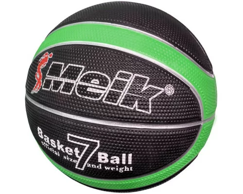 Реальное фото Мяч баскетбольный C28682-2 Meik-MK2310 №7 черный/зеленый 10015837 от магазина СпортСЕ