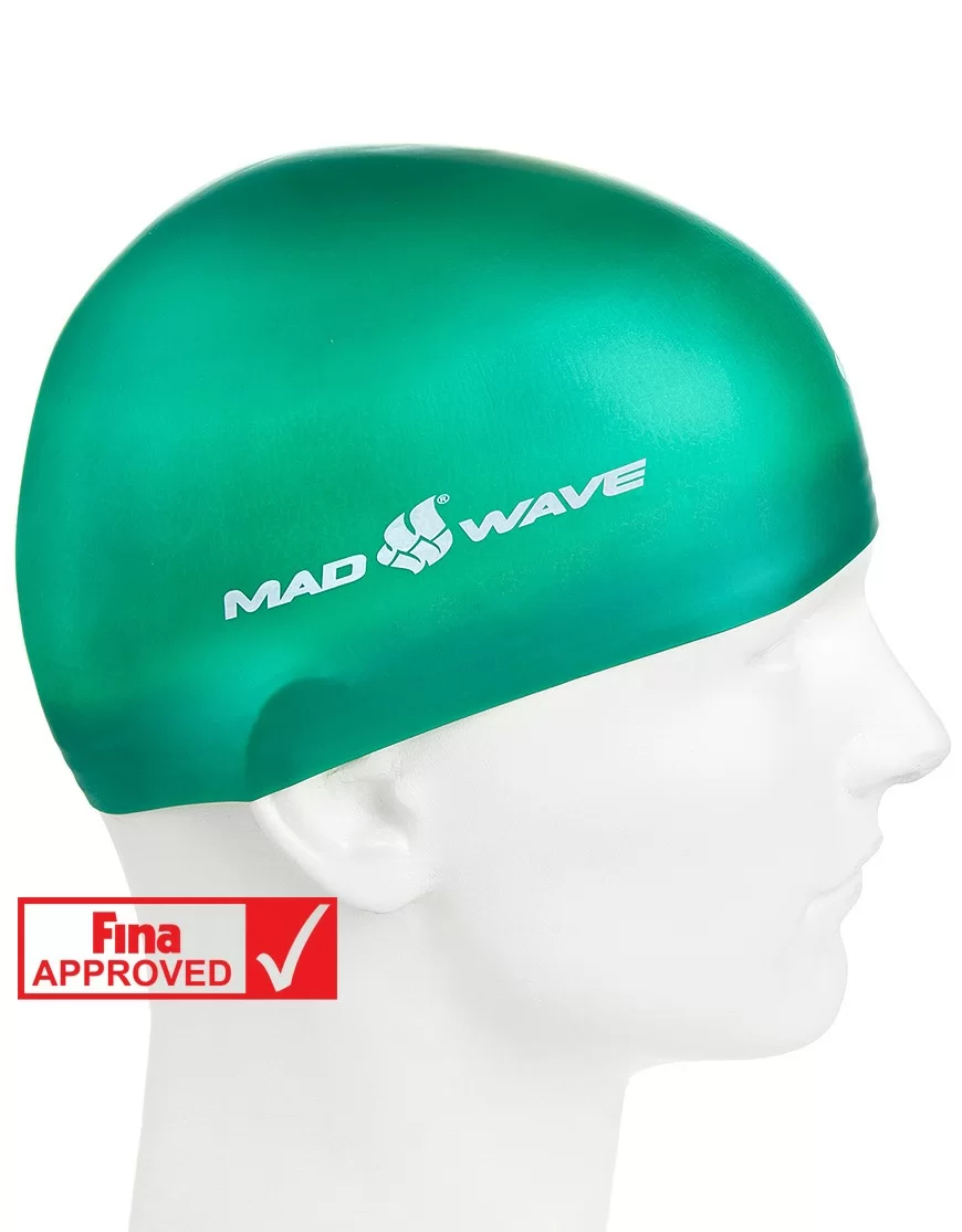 Реальное фото Шапочка для плавания Mad Wave Soft Fina Approved M M0533 01 2 10W от магазина СпортСЕ