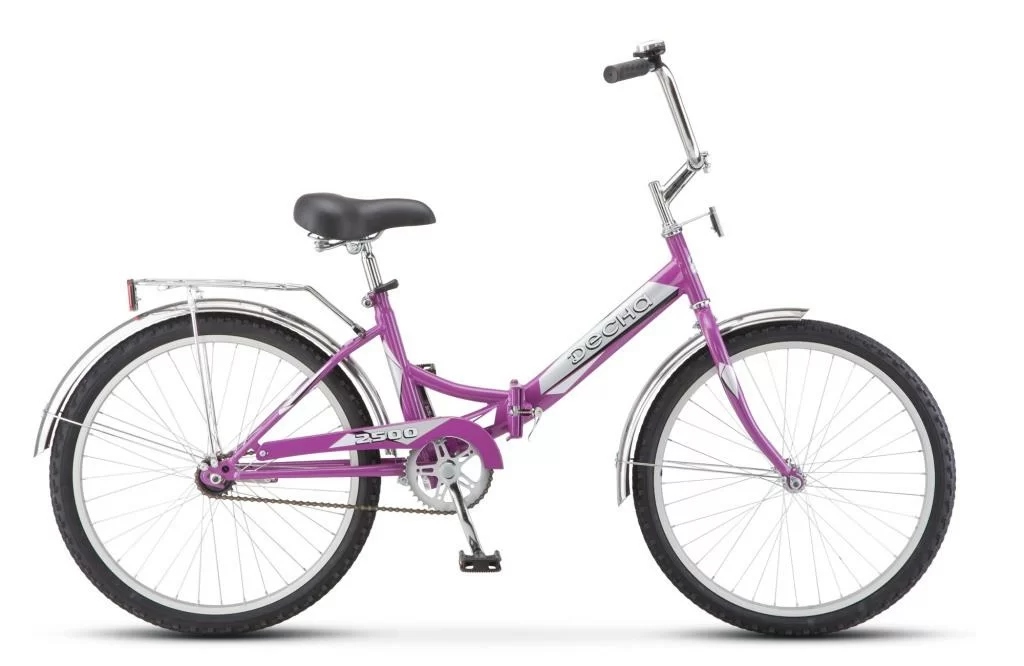 Реальное фото Велосипед Десна-2500 24" (2021) фиолетовый Z010 от магазина СпортСЕ