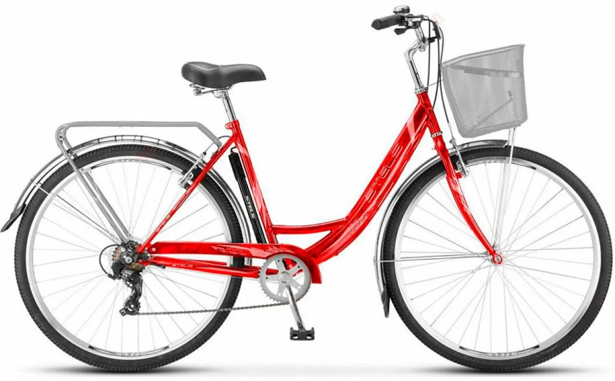 Реальное фото Велосипед Stels Navigator-395 28" (2018) красный Z010 от магазина СпортСЕ