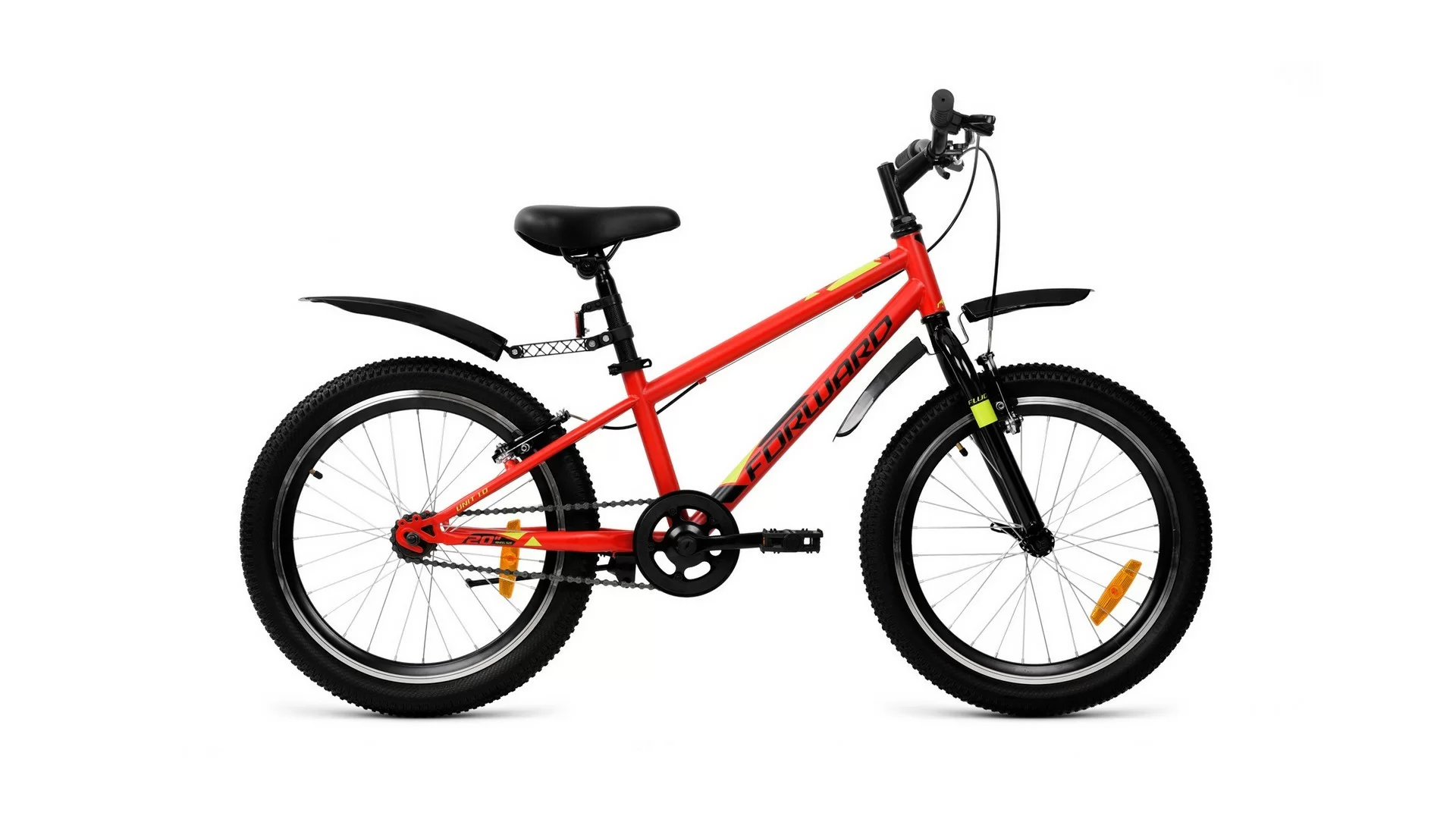 Реальное фото Велосипед Forward Unit 20 1.0 (2020) красный мат. RBKW01N01004 от магазина СпортСЕ