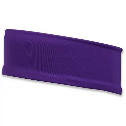 Реальное фото Повязка на голову Indigo 18*5см эластичная бифлекс фиолетовый SM-266 от магазина СпортСЕ