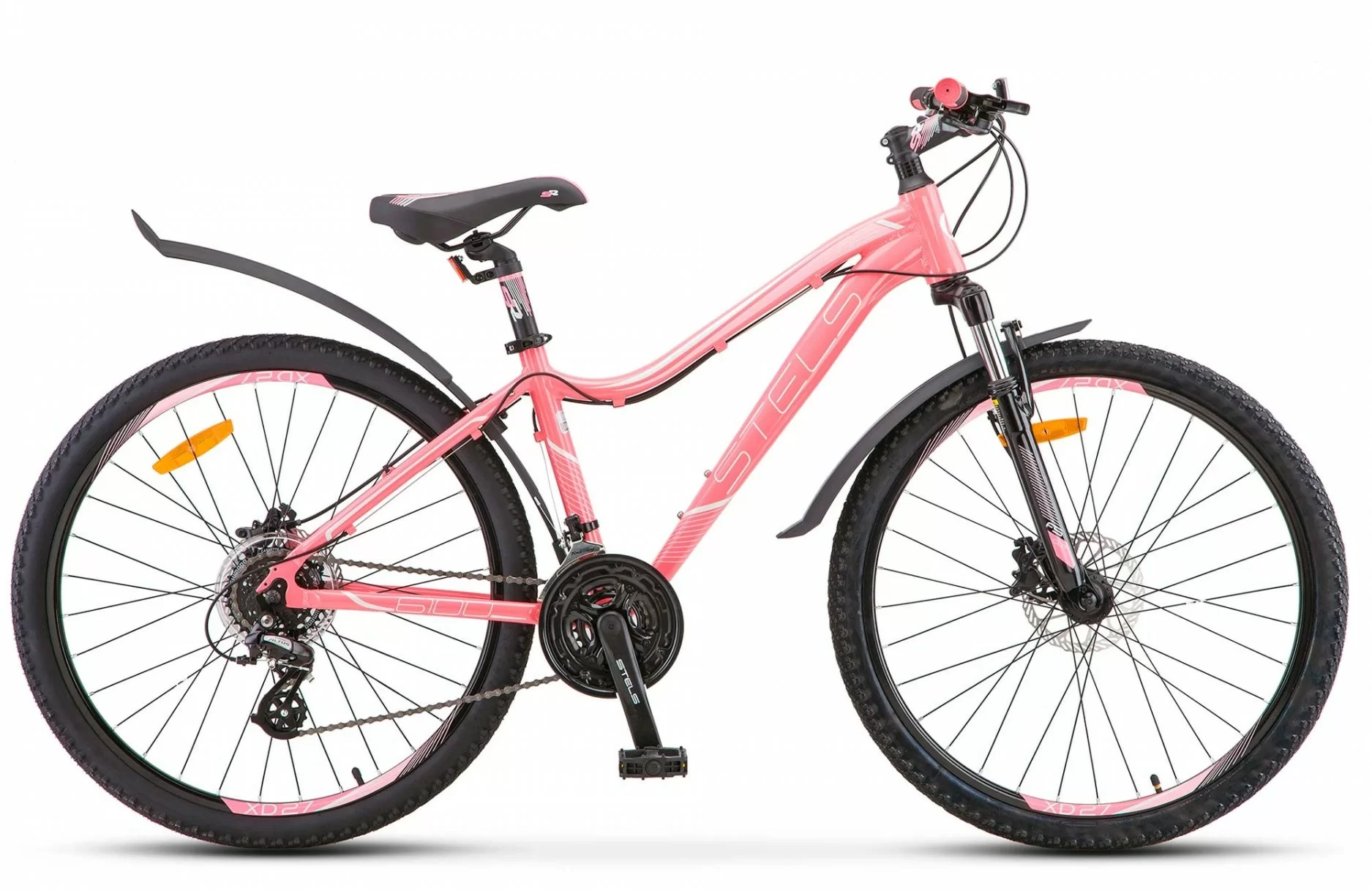 Реальное фото Велосипед Stels Miss-6100 D 26" (2020) светло-красный V010 от магазина СпортСЕ