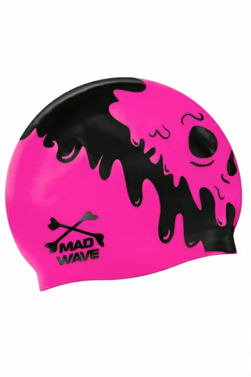 Реальное фото Шапочка для плавания Mad Wave Mummy юниорская pink M0570 07 0 11W от магазина СпортСЕ