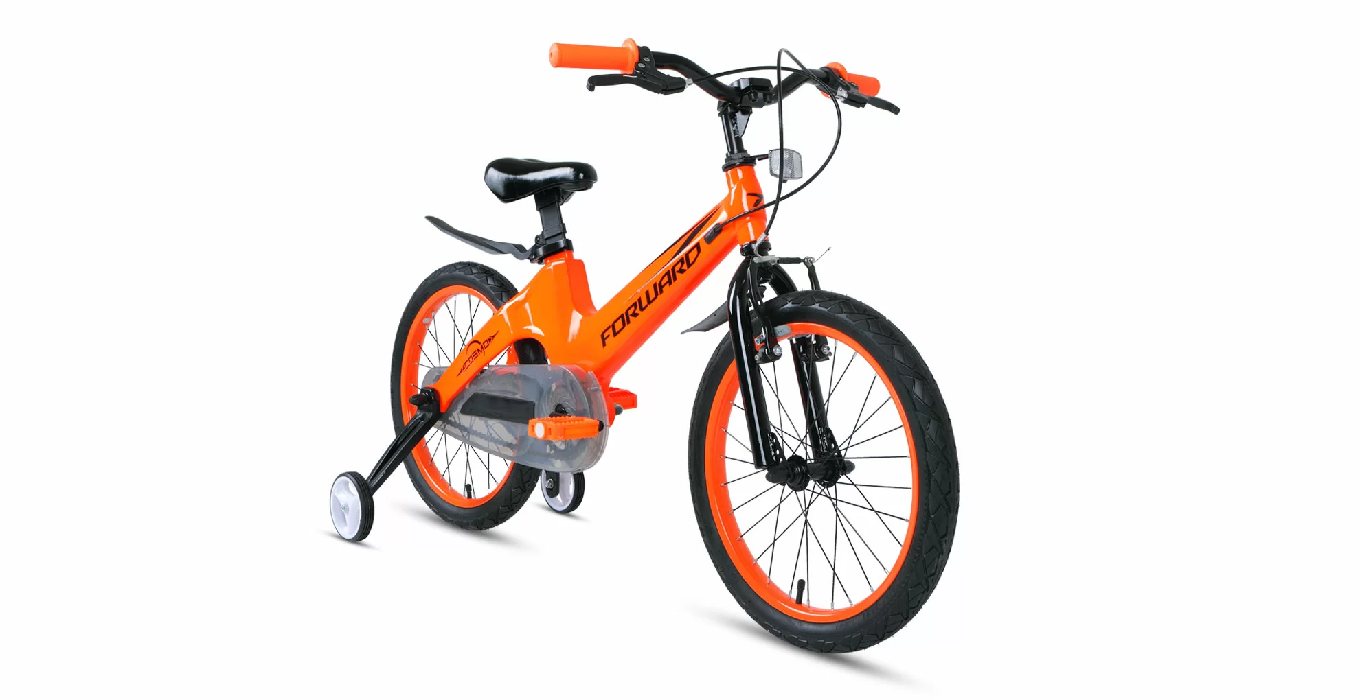 Реальное фото Велосипед Forward Cosmo 18 2.0 (2021) оранжевый 1BKW1K7D1020 от магазина СпортСЕ