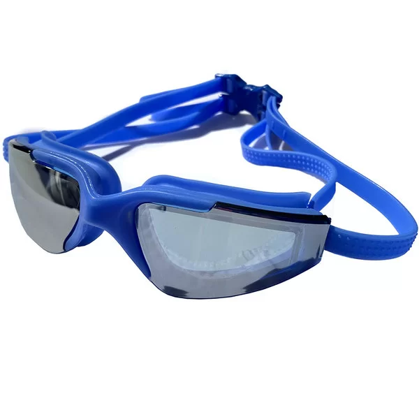 Реальное фото Очки для плавания E38879-1 зеркальные синий 10021084 от магазина СпортСЕ