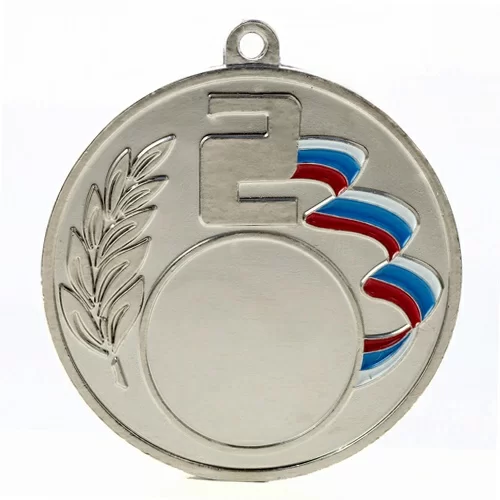 Реальное фото Медаль 50мм PR серебро 004.02 от магазина СпортСЕ