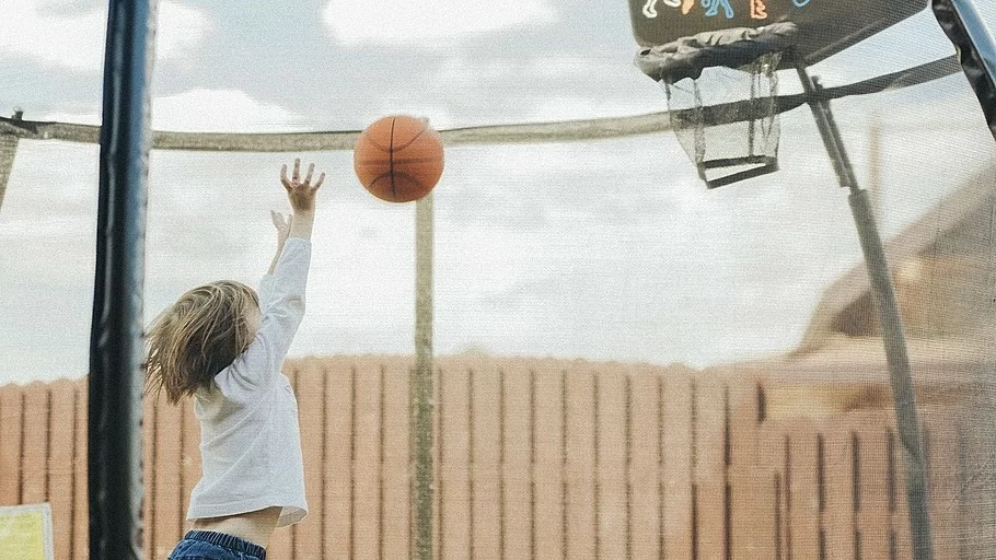 Реальное фото Батут Hasttings Air Game Basketball (3,05 м) от магазина СпортСЕ